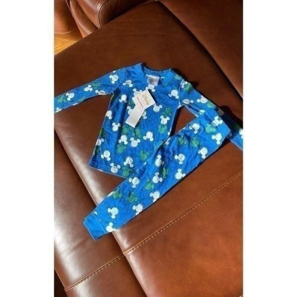 Hanna Andersson pajamas‎ mickey blue 90